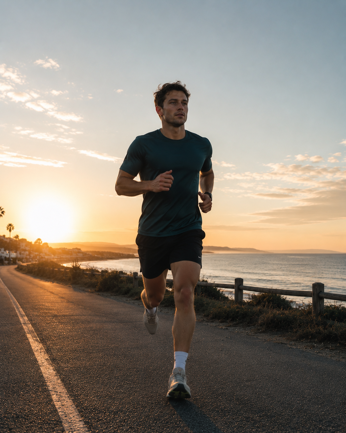 Pre-dawn miles, no jitters.
